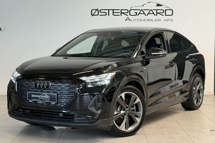 Sort Audi Q4 e-tron fra 2025
