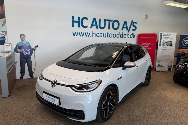 Hvid VW ID.3 fra 2020