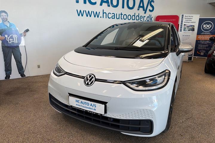 Hvid VW ID.3 fra 2020