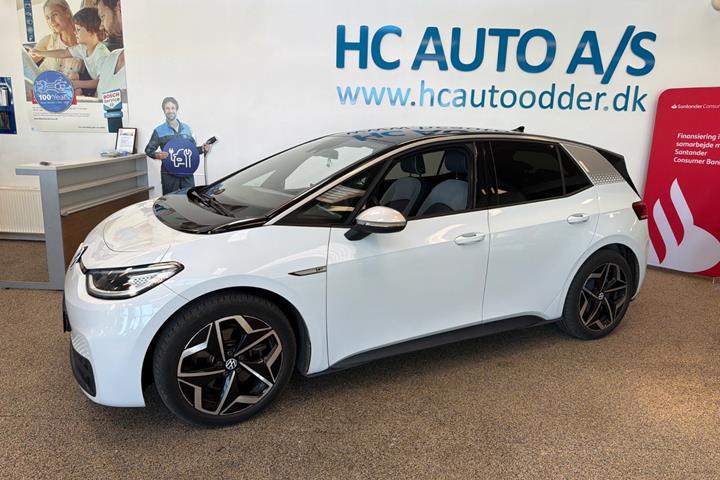 Hvid VW ID.3 fra 2020