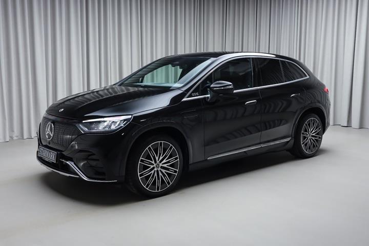 Sort Mercedes EQE350 SUV fra 2025