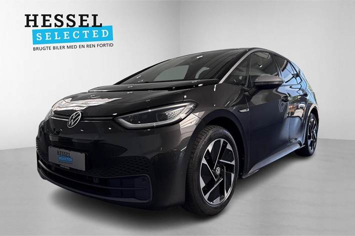 Grå VW ID.3 fra 2020 set udefra