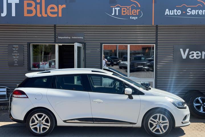 Hvid Renault Clio IV fra 2018