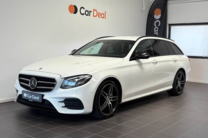 Hvid Mercedes E220 d fra 2017