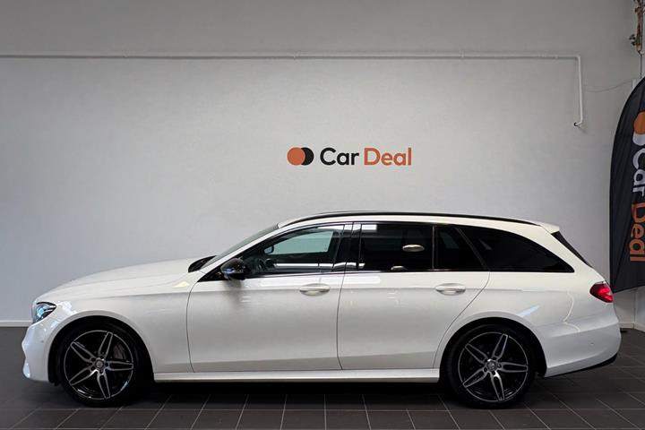 Hvid Mercedes E220 d fra 2017