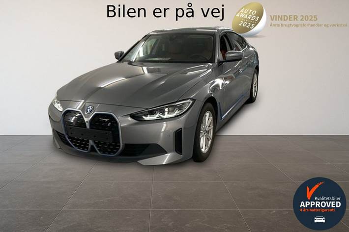 Grå BMW i4 fra 2022