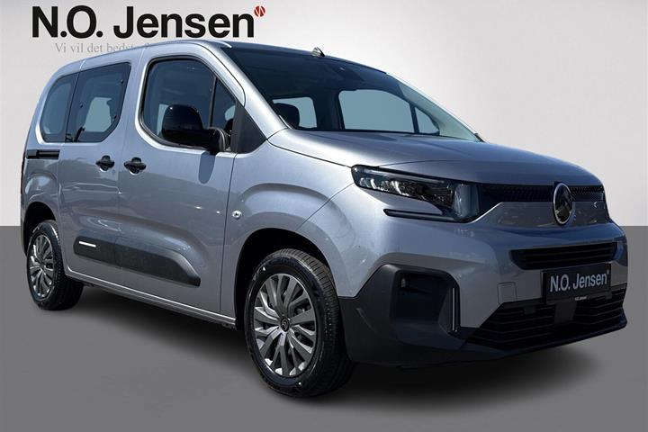 Grå Citroën ë-Berlingo fra 2025 set udefra