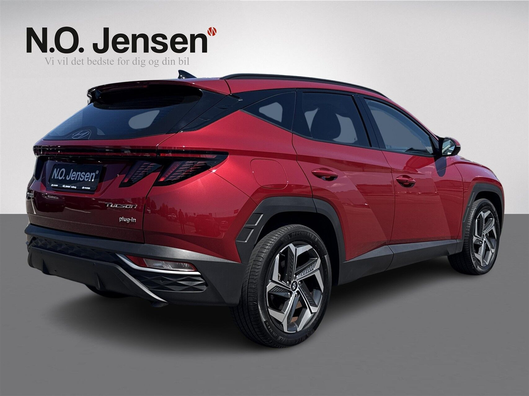 Rød Hyundai Tucson fra 2023