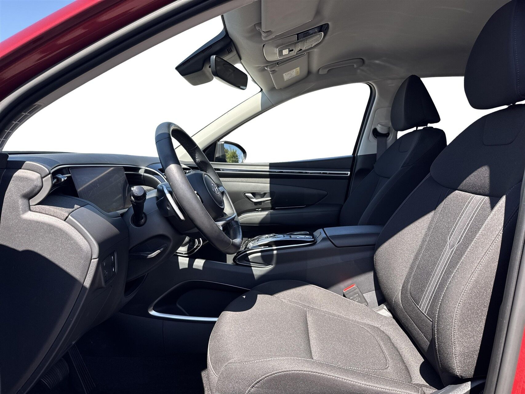 Rød Hyundai Tucson fra 2023