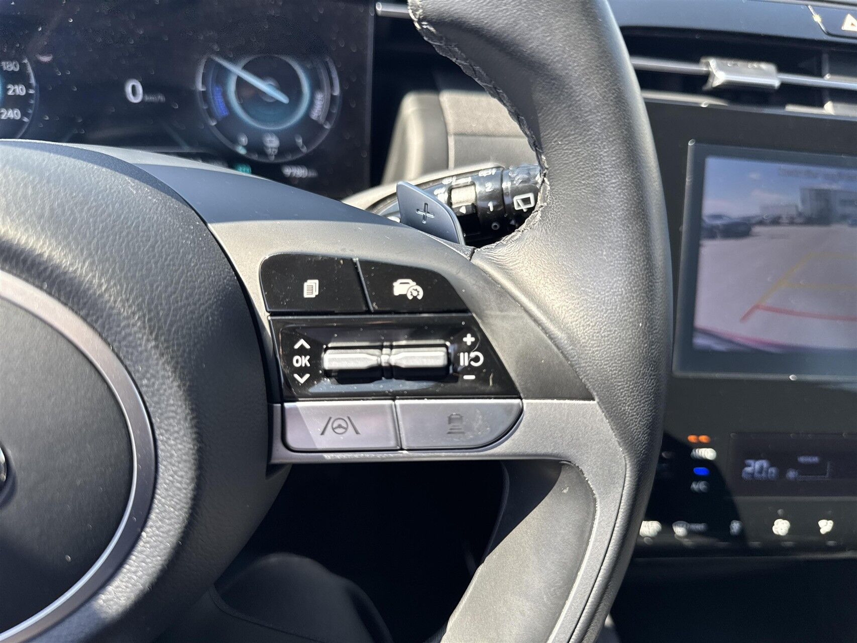 Rød Hyundai Tucson fra 2023