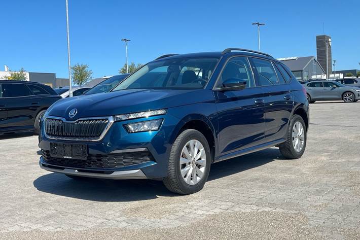Blå Skoda Kamiq fra 2021