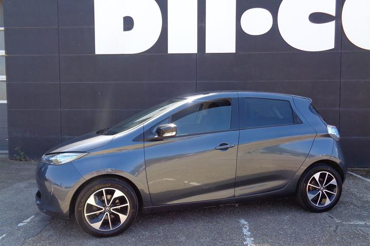 Blå Renault Zoe fra 2017