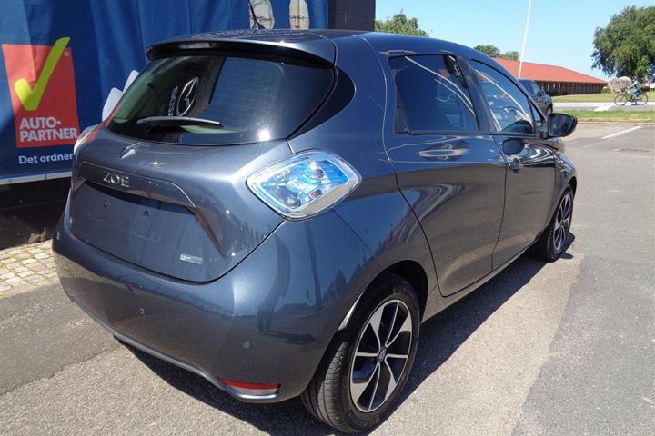 Blå Renault Zoe fra 2017