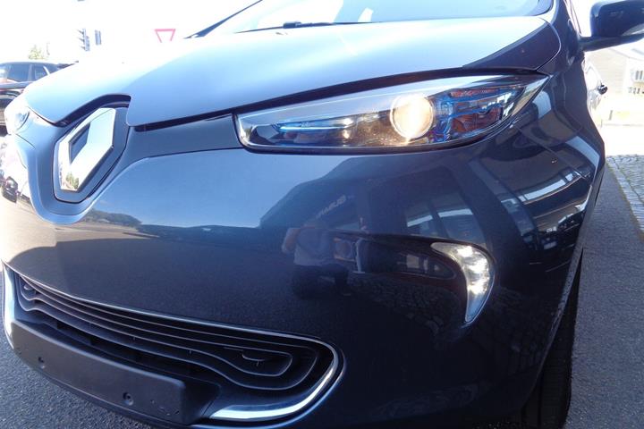 Blå Renault Zoe fra 2017