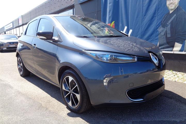 Blå Renault Zoe fra 2017