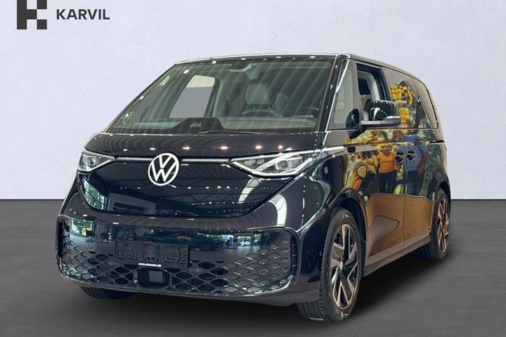 Beige VW ID.Buzz fra 2025 set udefra