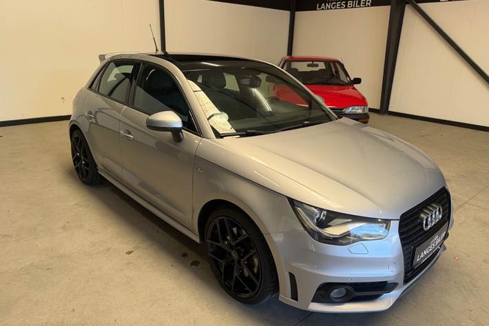 Sort Audi A1 fra 2014