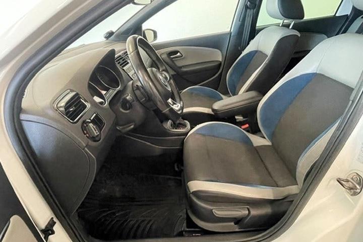 Hvid VW Polo fra 2016
