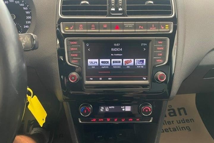 Hvid VW Polo fra 2016