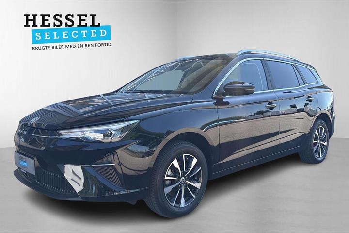 Sort MG MG5 fra 2024 set udefra