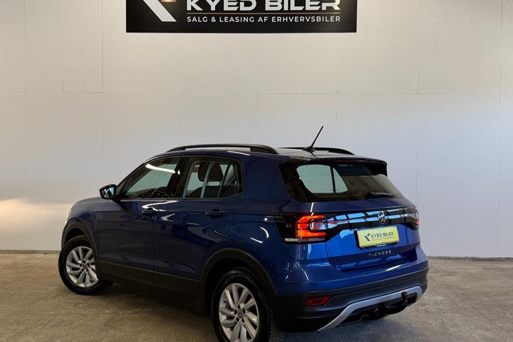 Blå VW T-Cross fra 2022