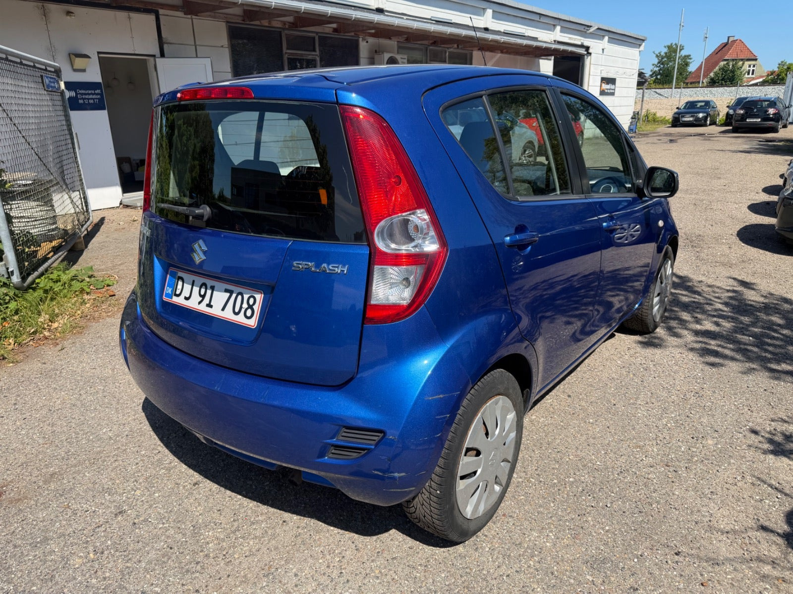 Grøn Suzuki Splash fra 2014