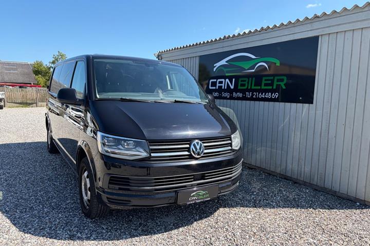 Sort VW Transporter fra 2017
