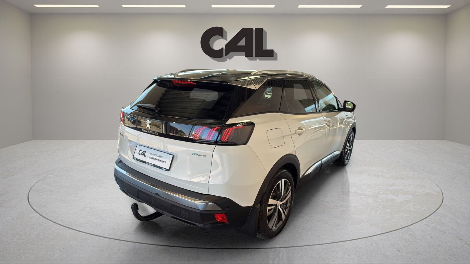 Hvid Peugeot 3008 fra 2021