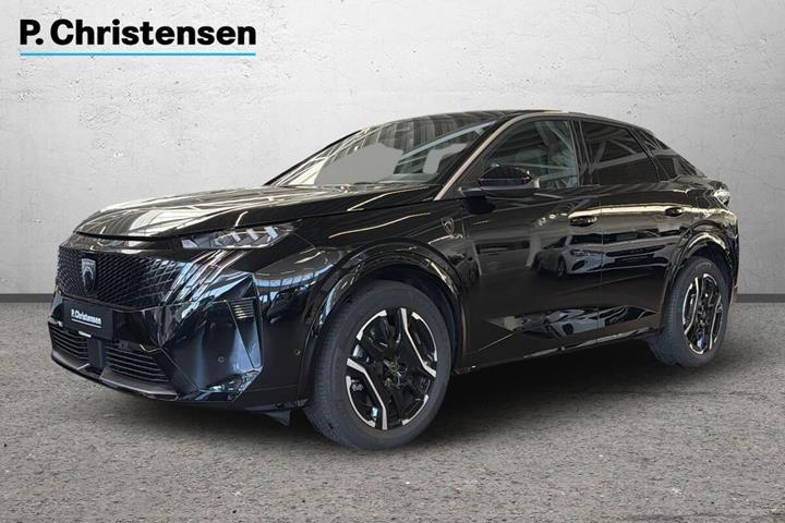 Sort Peugeot e-3008 fra 2025 set udefra