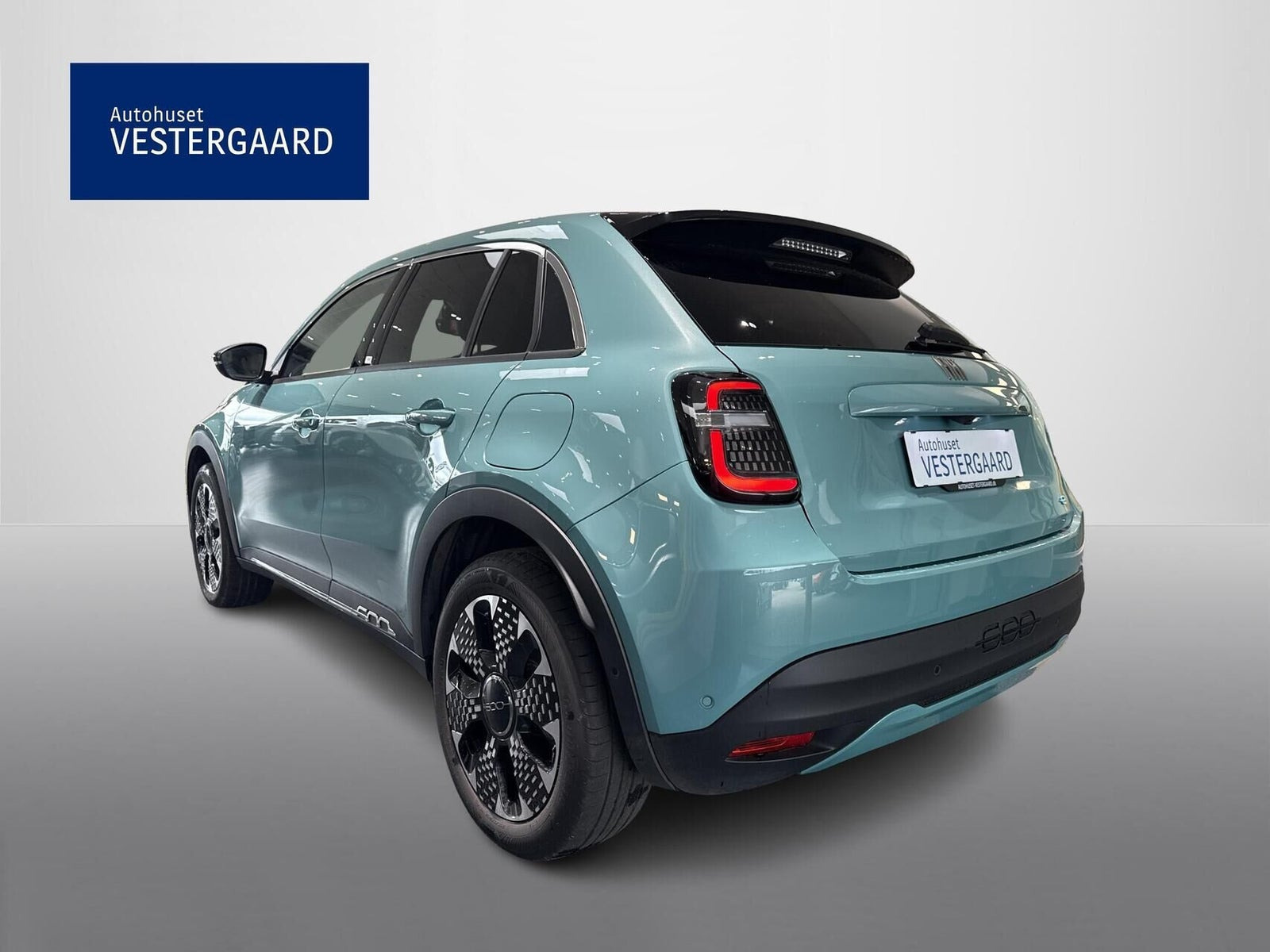 Blå Fiat 600e fra 2025