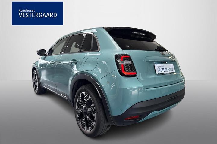Blå Fiat 600e fra 2025