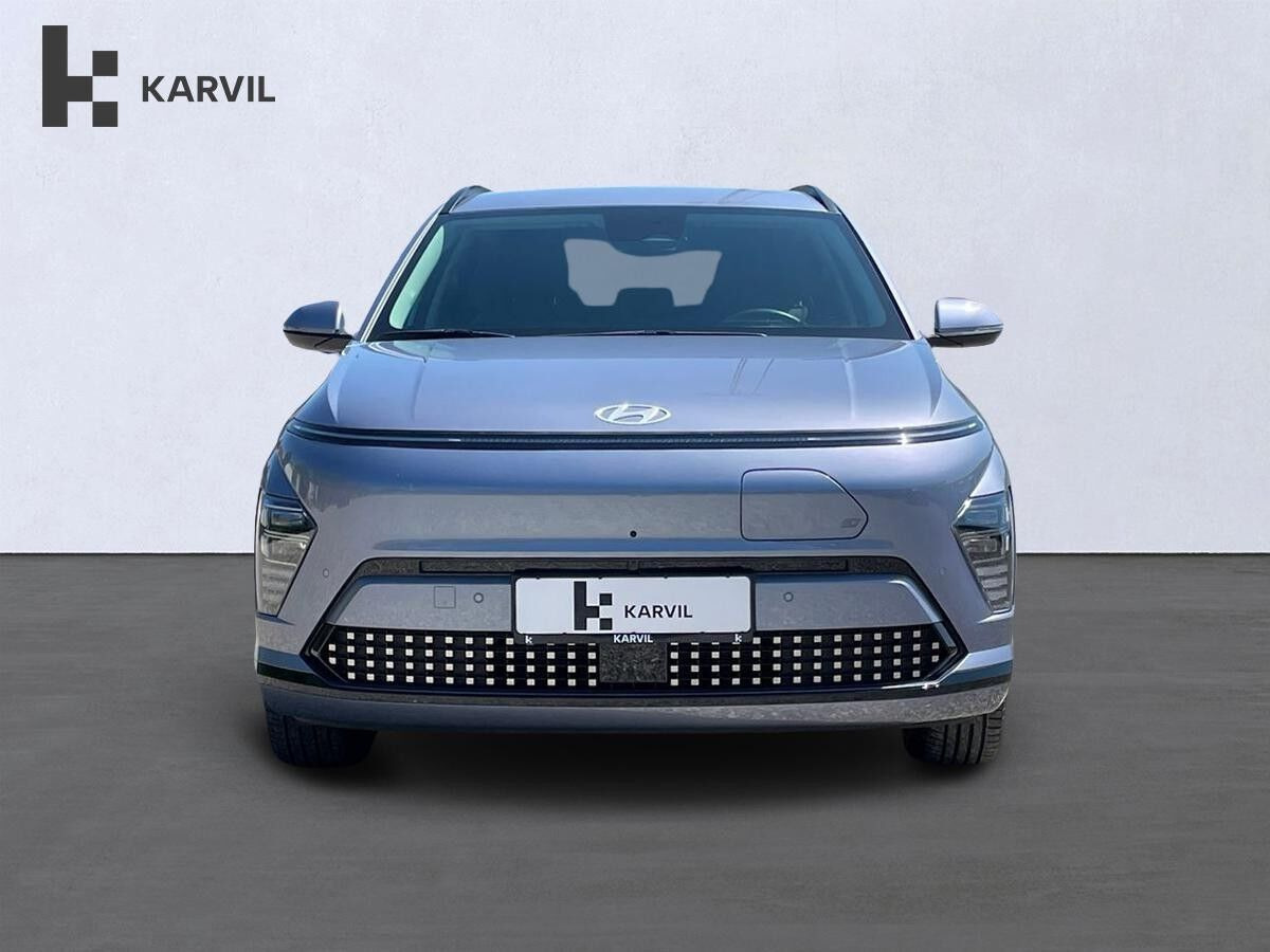 Blå Hyundai Kona fra 2024