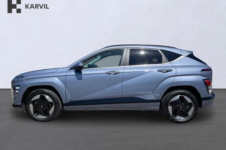 Blå Hyundai Kona fra 2024