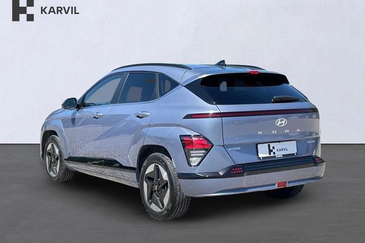 Blå Hyundai Kona fra 2024