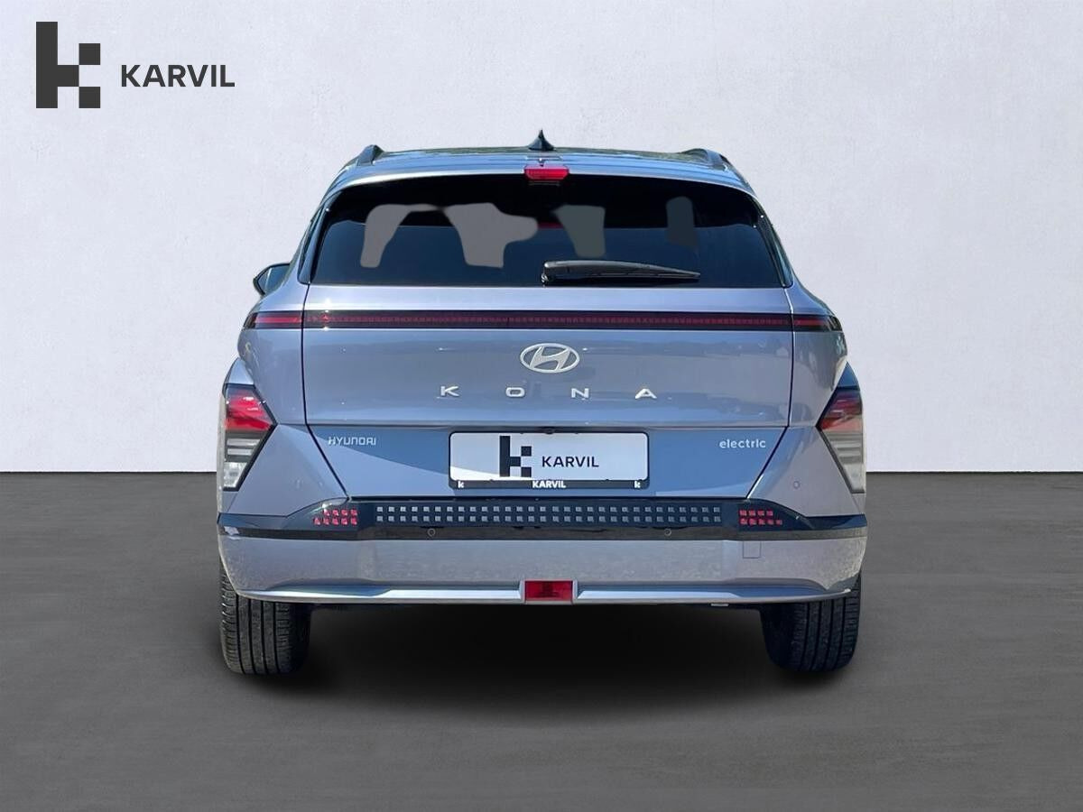 Blå Hyundai Kona fra 2024