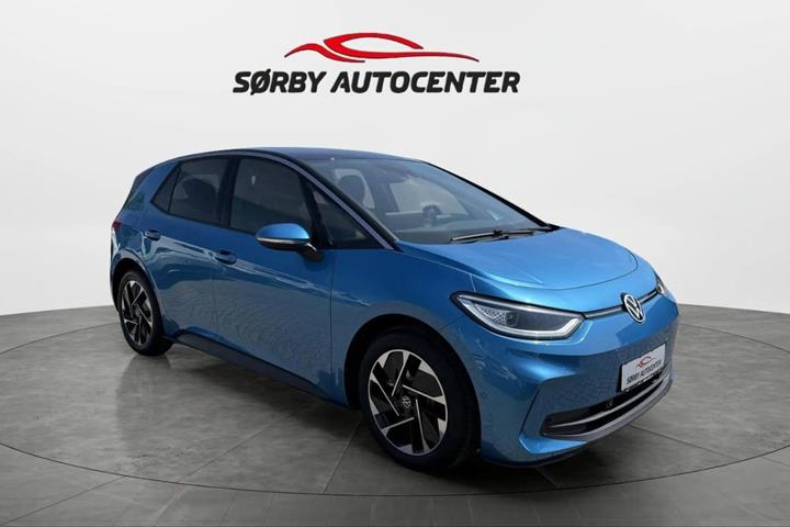Blå VW ID.3 fra 2025