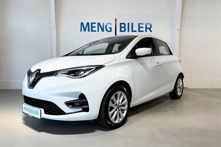 Hvid Renault Zoe fra 2020