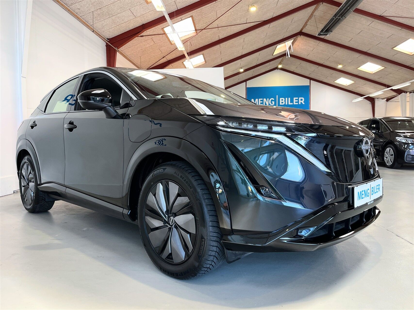 Grøn Nissan Ariya fra 2024