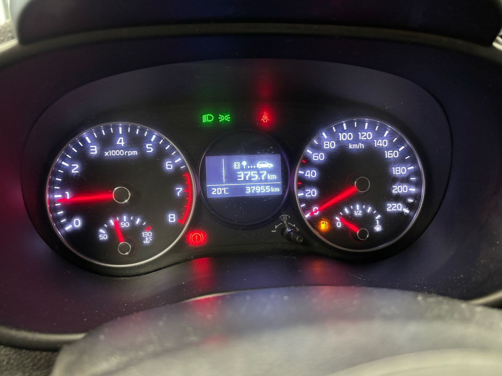 Hvid Kia Picanto fra 2019