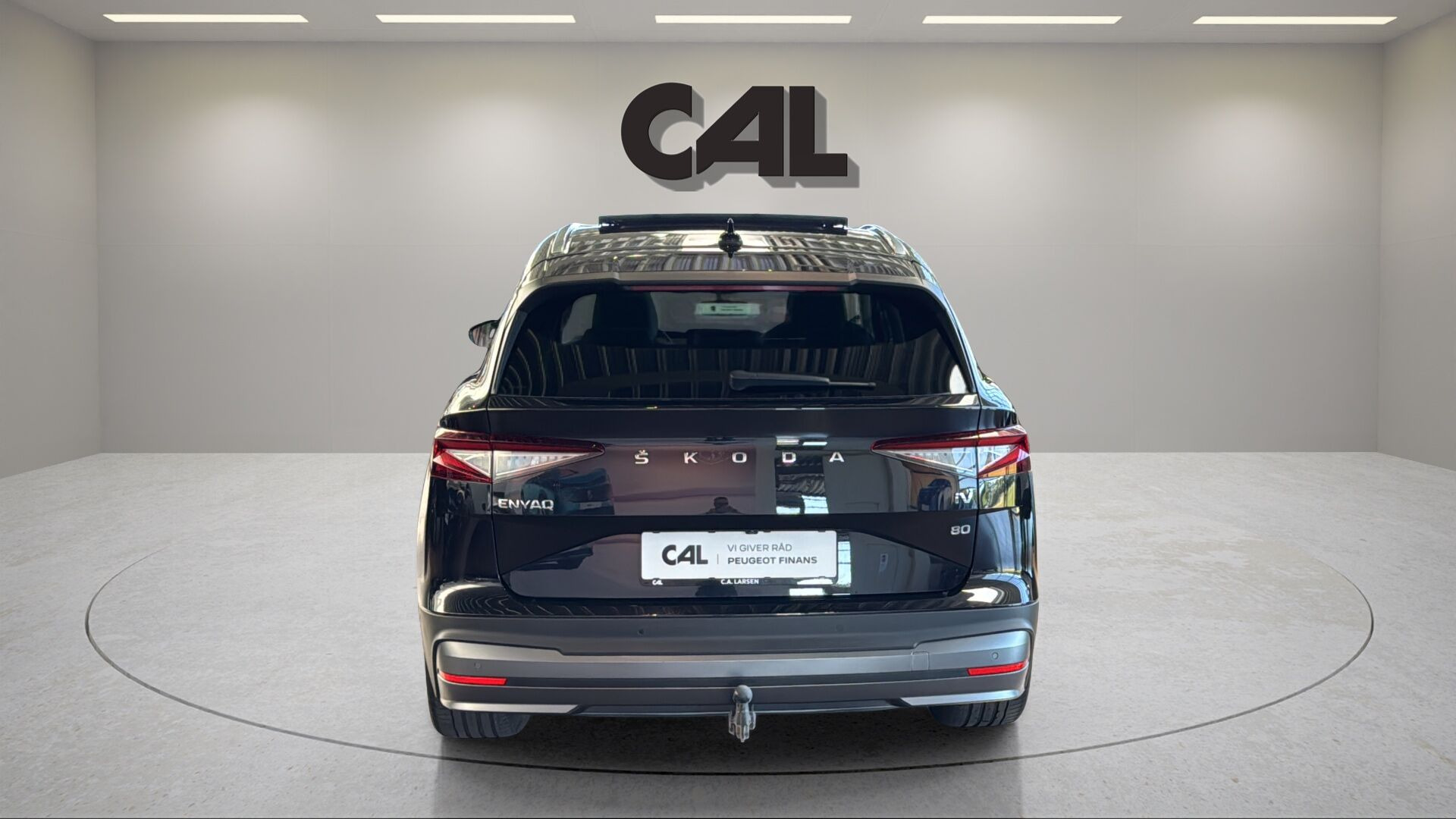 Sort Skoda Enyaq fra 2023
