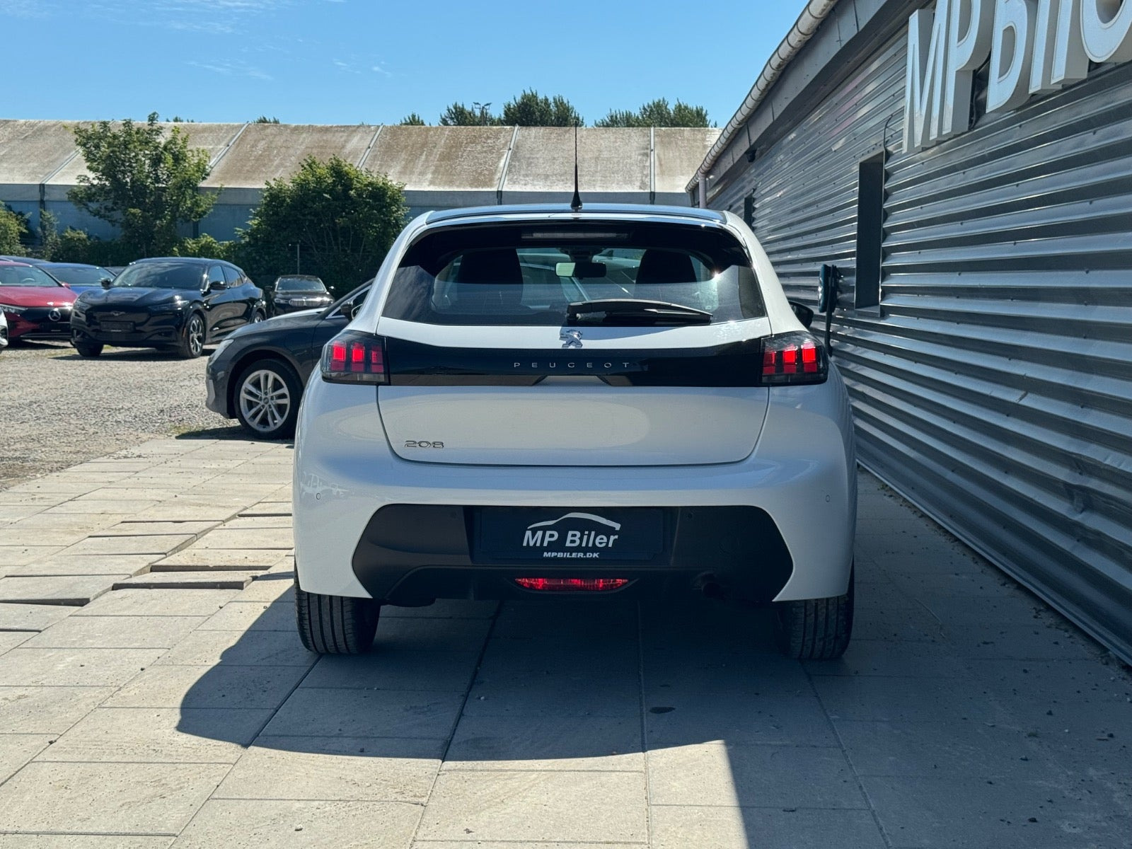Hvid Peugeot 208 fra 2020