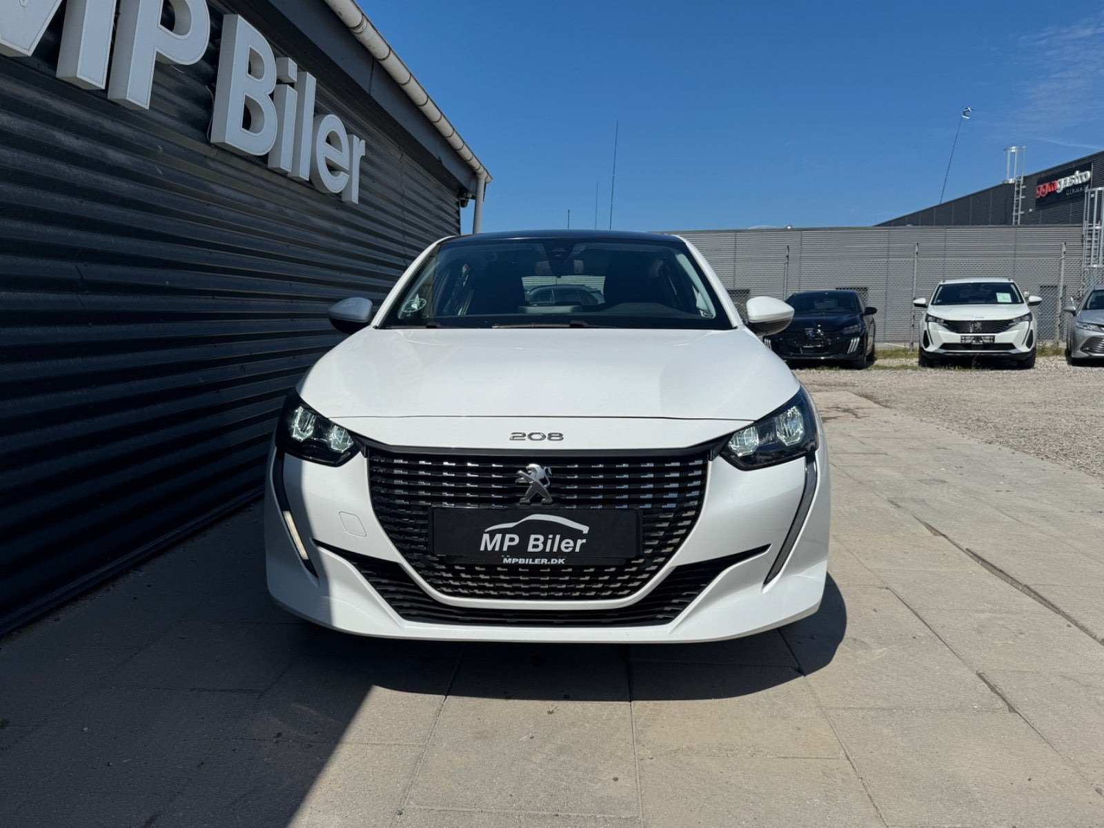 Hvid Peugeot 208 fra 2020