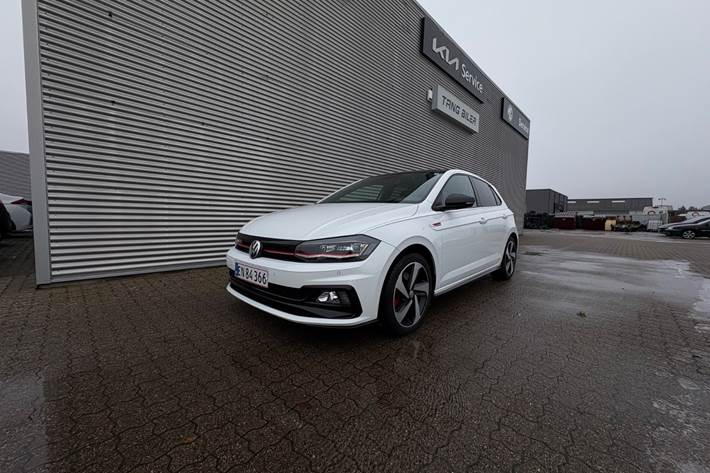Hvid VW Polo fra 2018