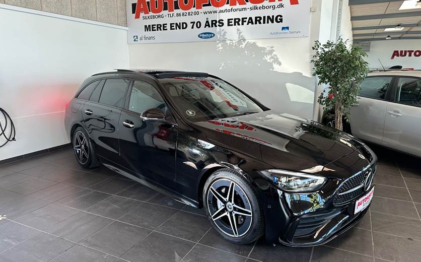 Mercedes C220 d 2,0 AMG Line Premium Plus Night stc. aut.