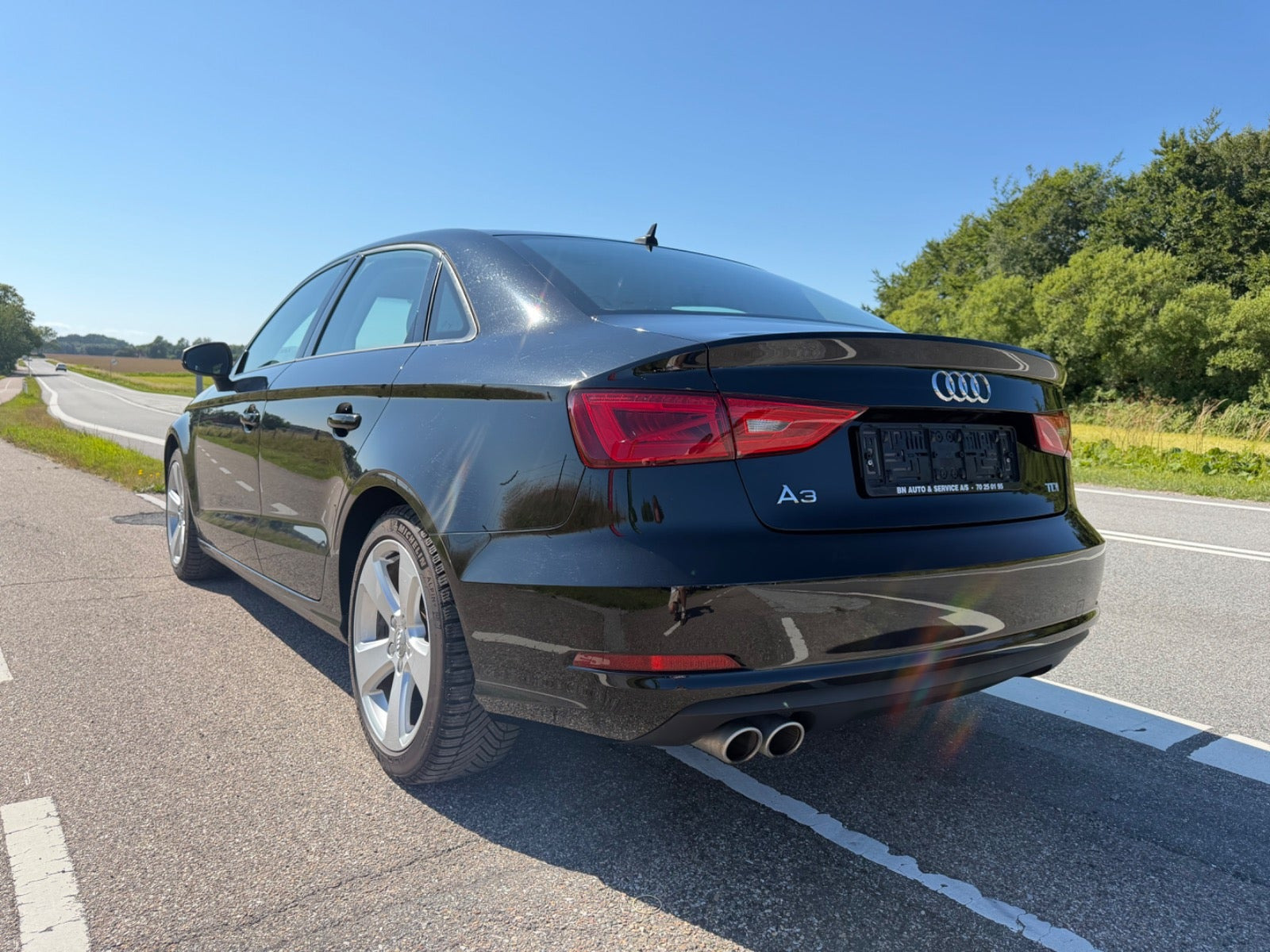 Sort Audi A3 fra 2016