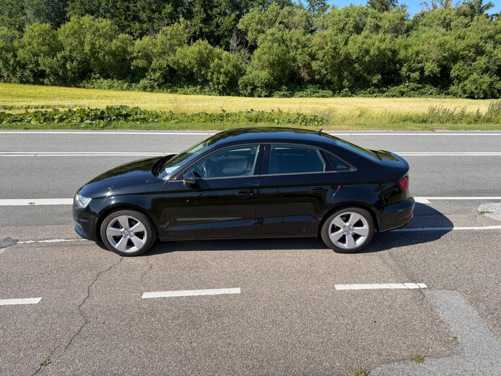 Sort Audi A3 fra 2016