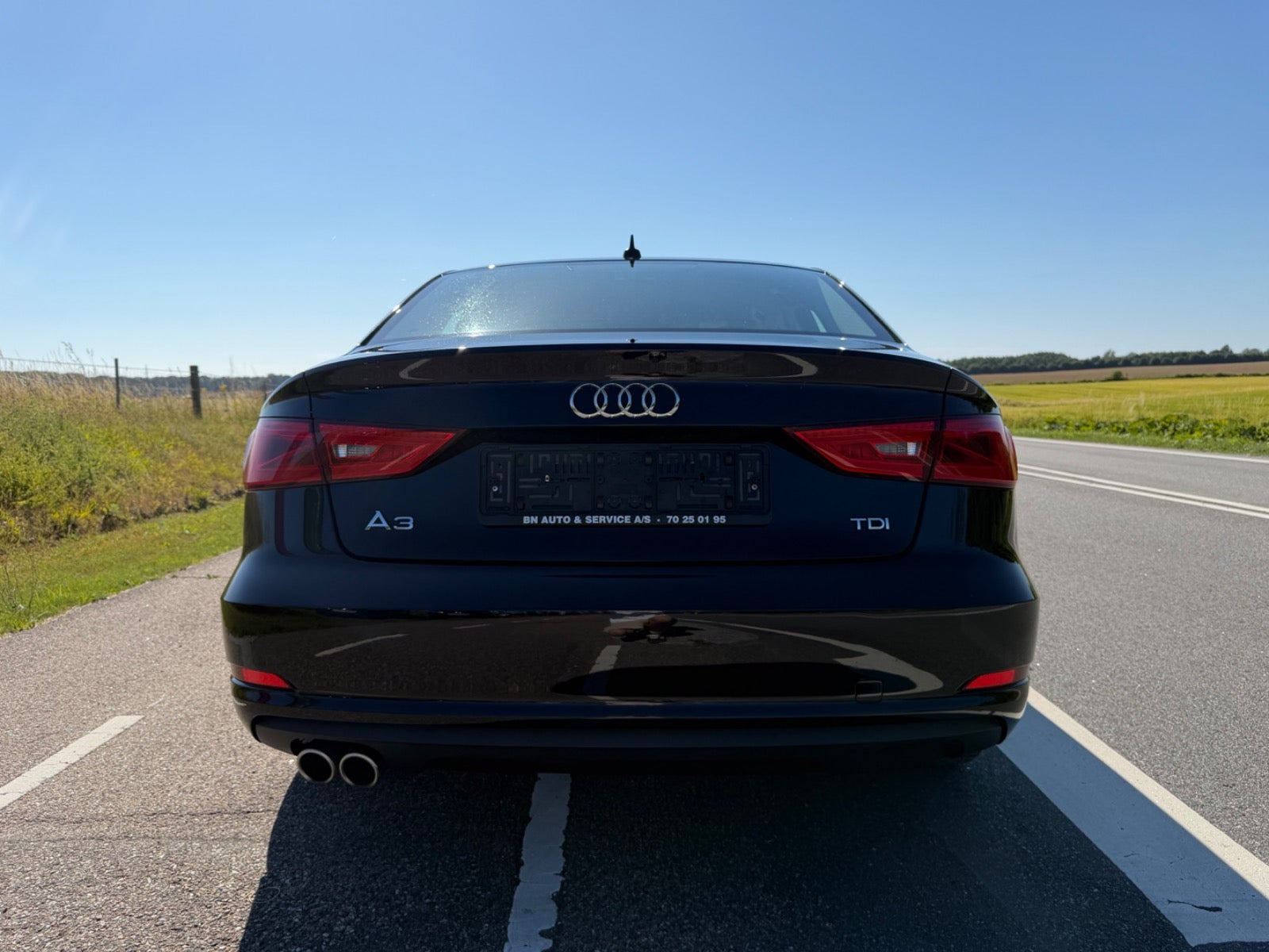 Sort Audi A3 fra 2016