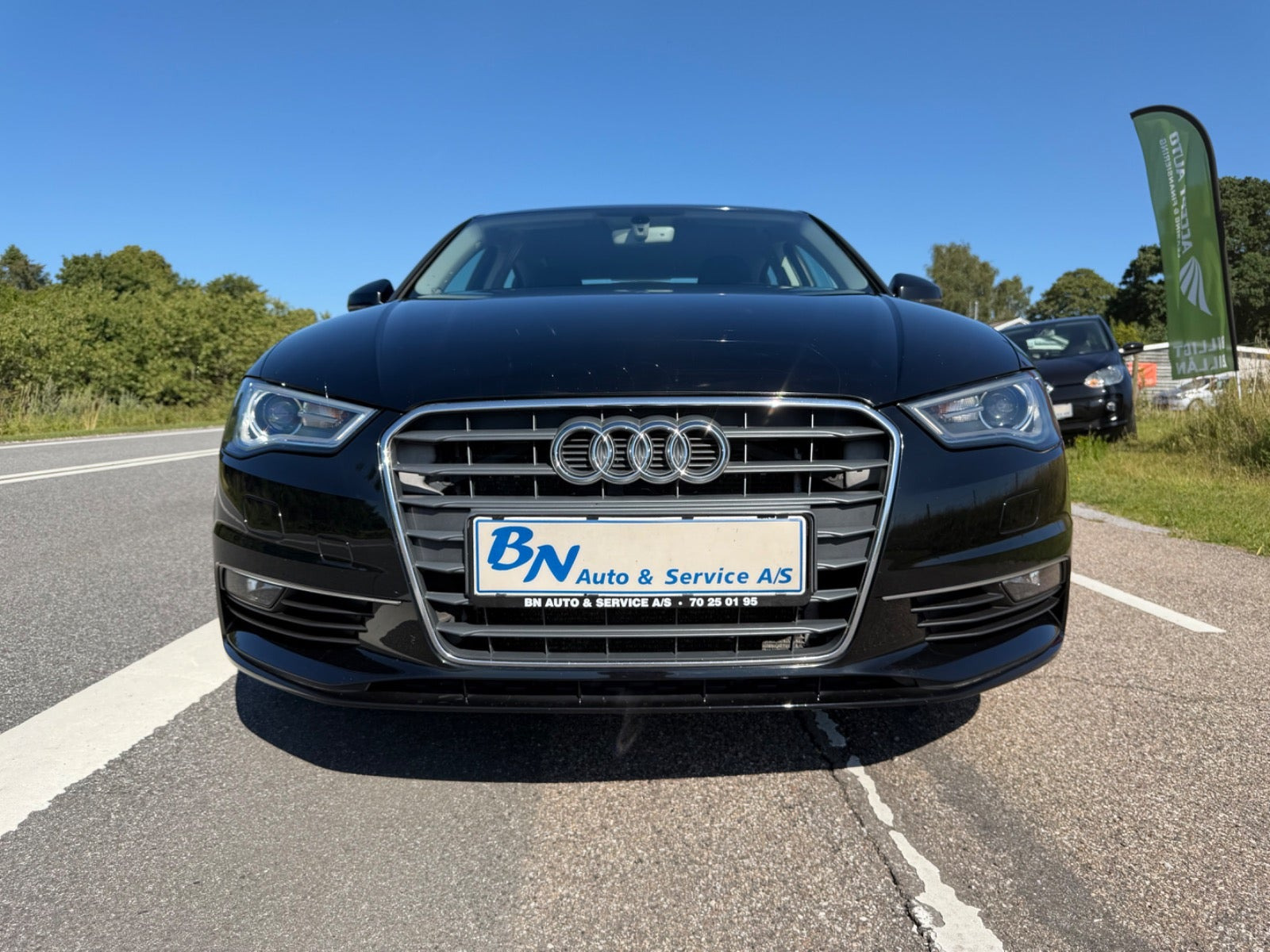 Sort Audi A3 fra 2016