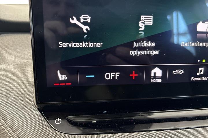 Blå Skoda Enyaq fra 2023