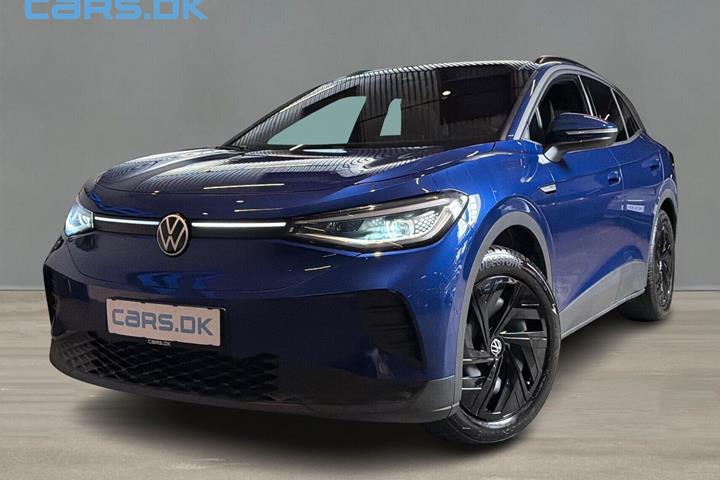 Blå VW ID.4 fra 2023 set udefra